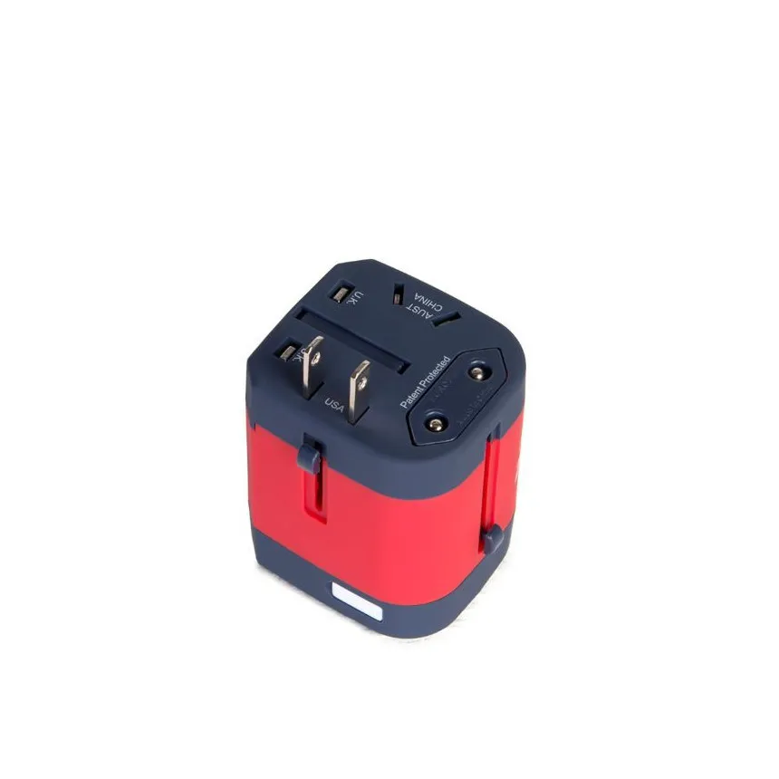 Adaptador De Viaje Herschel Navy/Red