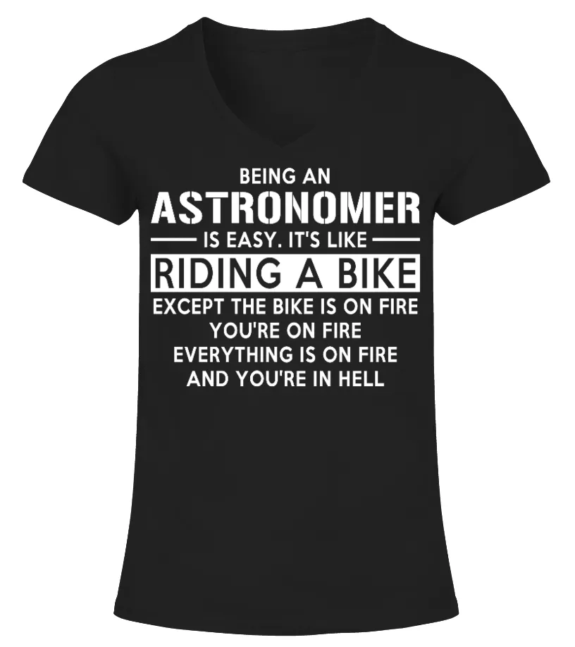 ASTRONOMER  LIMITED EDITION CAMISETA CUELLO PICO MUJER