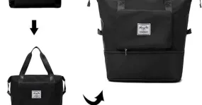 Bolsa de viaje impermeable, Negro