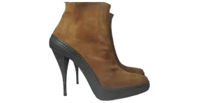 Botines con tacón PIERRE HARDY Castaño 
