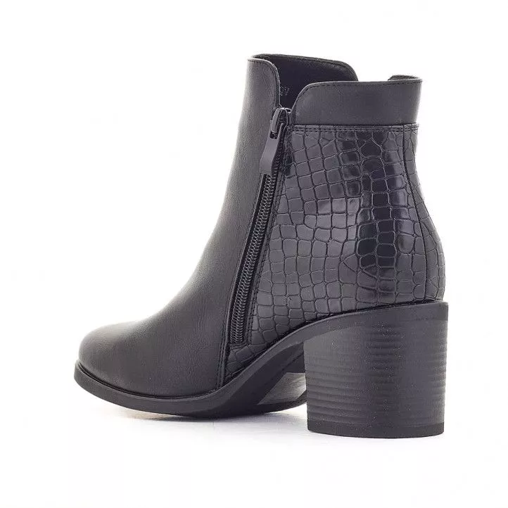 Botines tacón Owel estrasburgo con estampado animal print en talón