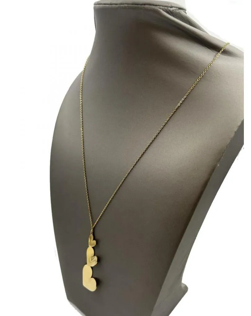 COLGANTES LARGOS CON CORAZONES, JOYAS ELEGANTES DE MUJER