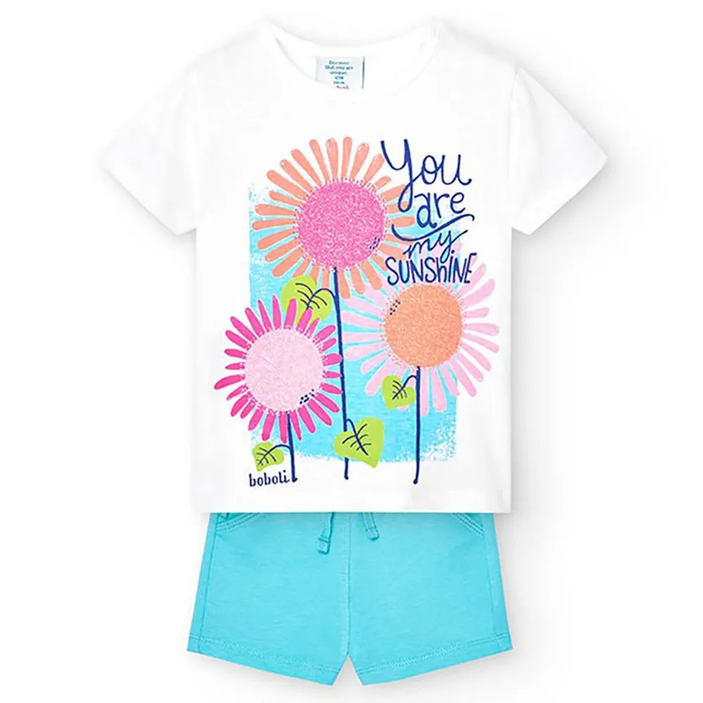 Conjunto Pack punto de bebé niña BOBOLI 248149 BLANCO CORDONETS