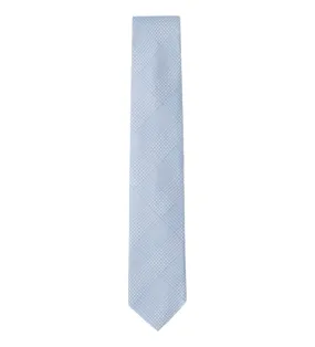 Corbata de seda Pow azul