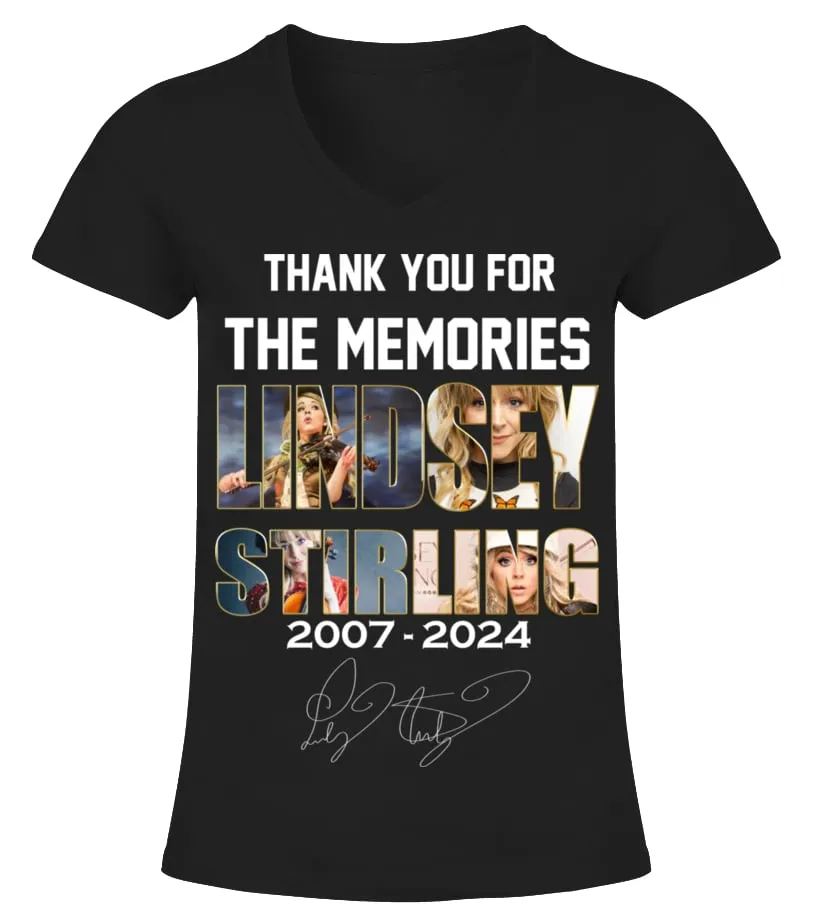 LINDSEY STIRLING 20072024 CAMISETA CUELLO PICO MUJER