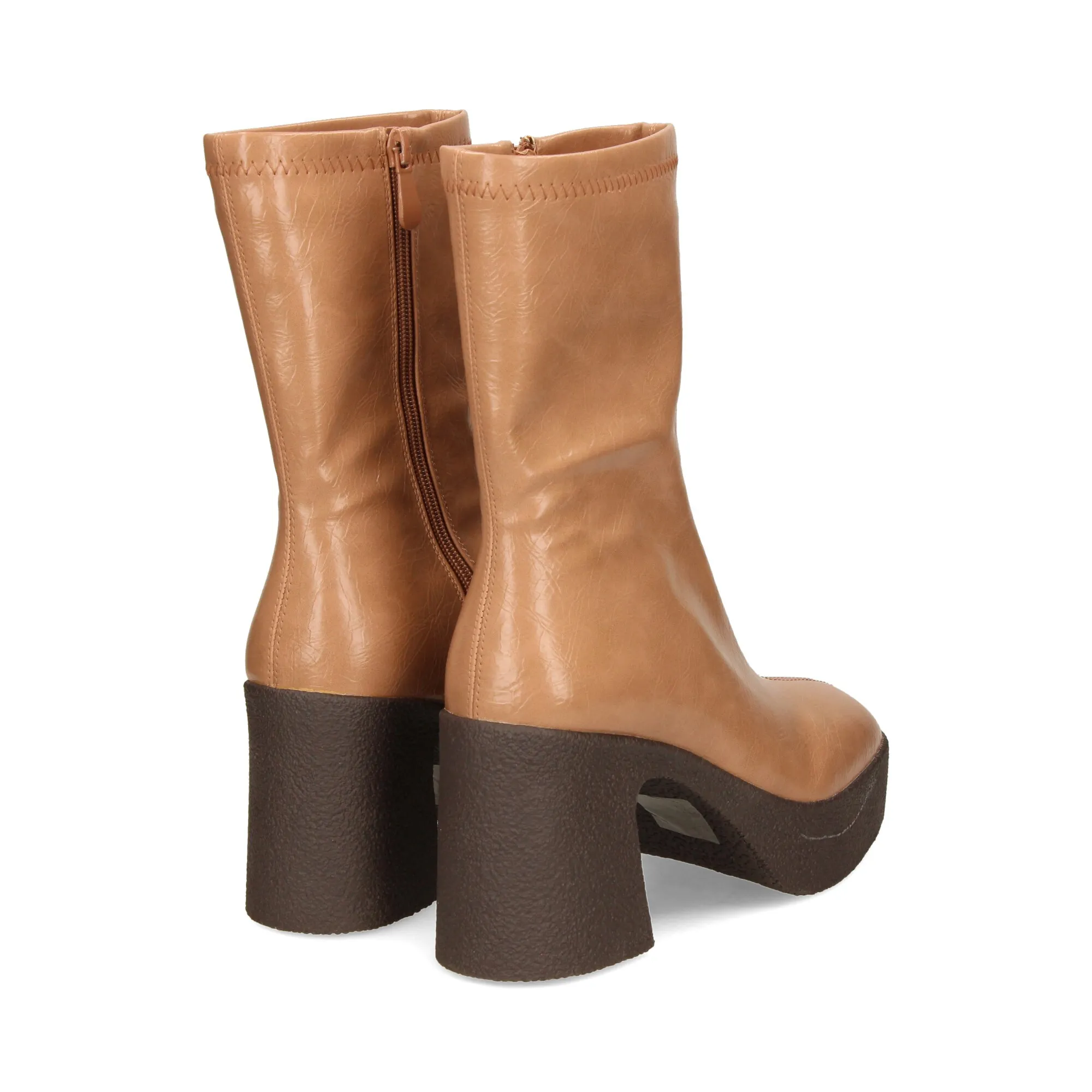 NOA HARMON Botines con tacón de Mujer 10 BEIGE