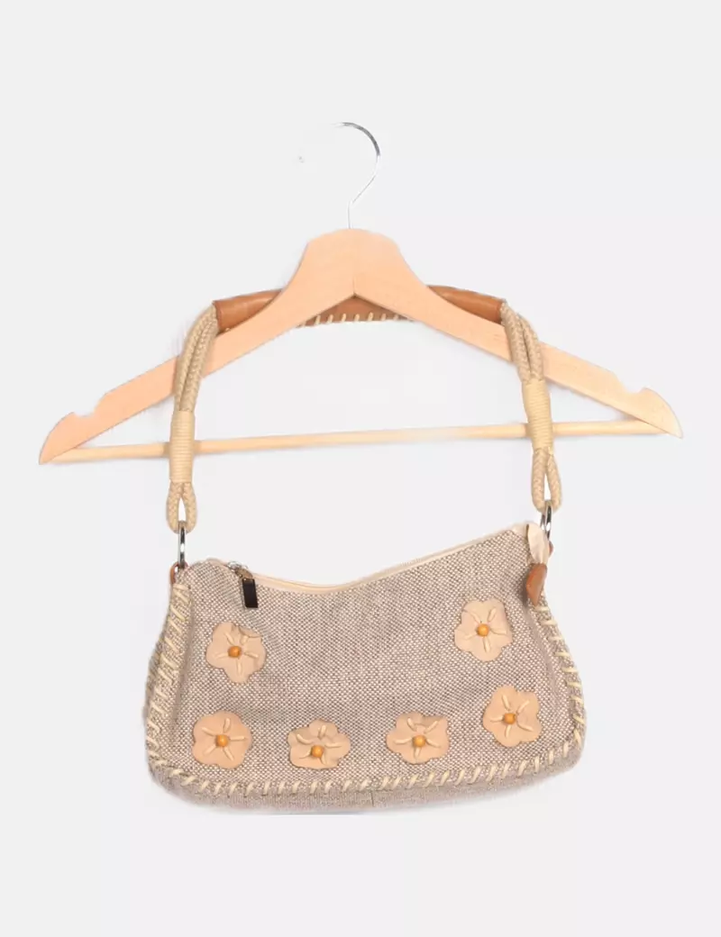 NoName Bolso de mano beige casual