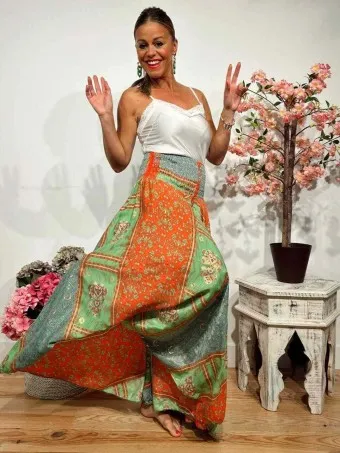 Pantalón Palazzo Estampado GINGBA 14