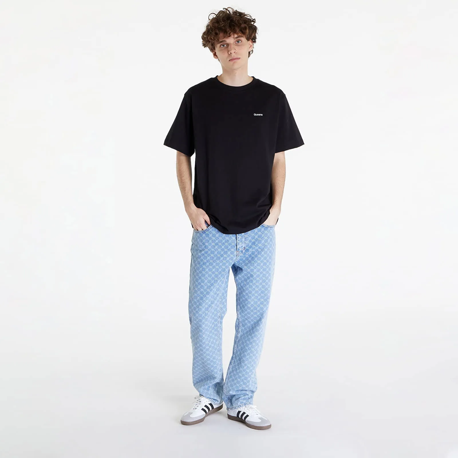 QUEENS ESSENTIAL TSHIRT WITH CONTRAST PRINT 3PACK MULTICOLOUR