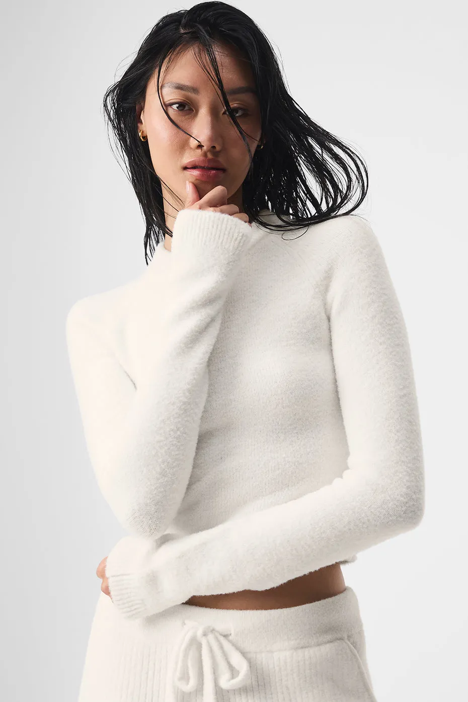 SNUGGLE UP SWEATER LONG SLEEVE  IVORY
