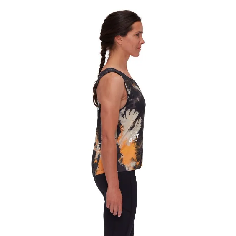 TANQUE DE ESCALADA MAMMUT MASSONE SPORT TANK TOP MUJER SENDER (NEGROMANDARINA) MUJER