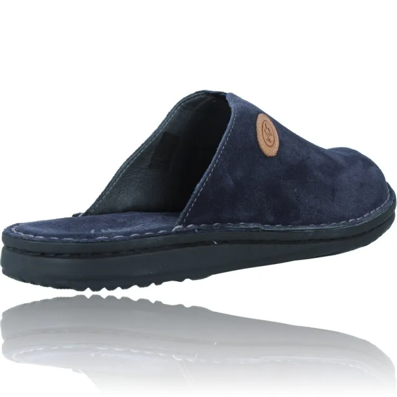 ZAPATILLAS DE CASA SIN TALóN DE PIEL PANTUFLAS PARA HOMBRES DE WALK&FLY 230736728