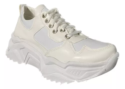 ZAPATILLAS DE MUJER MODA URBANA CóMODA BLANCO ART2500